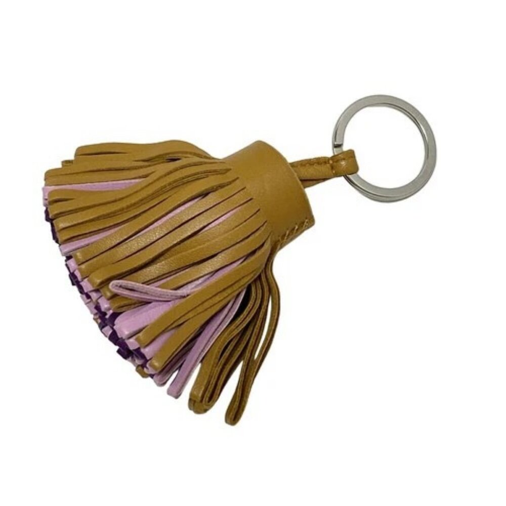 HERMES Carmen - Brown Light Purple Purple Agneau Milo None Bag Charm